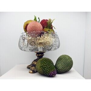 Lot of 6 Vintage Push-Pin Sequined Beaded Fruit
